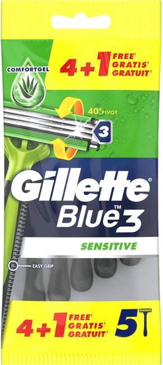 GILLETTE BLUE 3 WEGWERPMESJES SENSITIVE