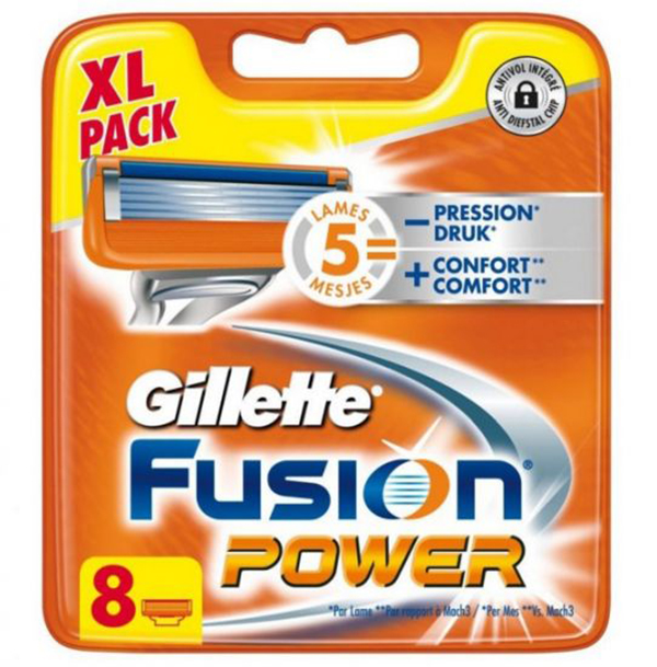 GILLETTE FUSION POWER MESJES