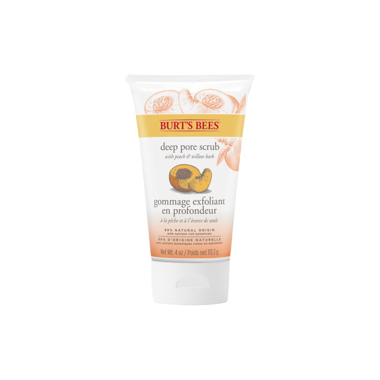 BURT-S BEES DEEP PORE SCRUB PEACH   WILLOW BARK