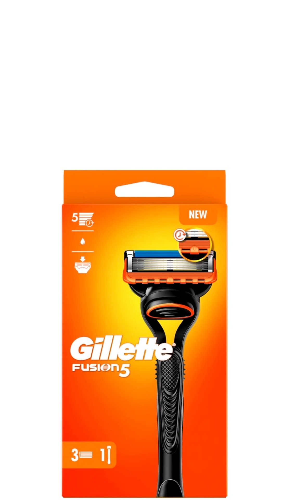 GILLETTE FUSION-5 SCHEERAPPARAAT   3 MESJES