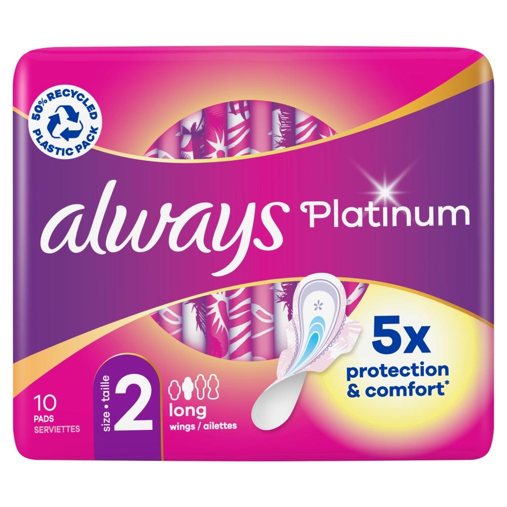 ALWAYS MAANDVERBAND PLATINUM LONG (MT 2)