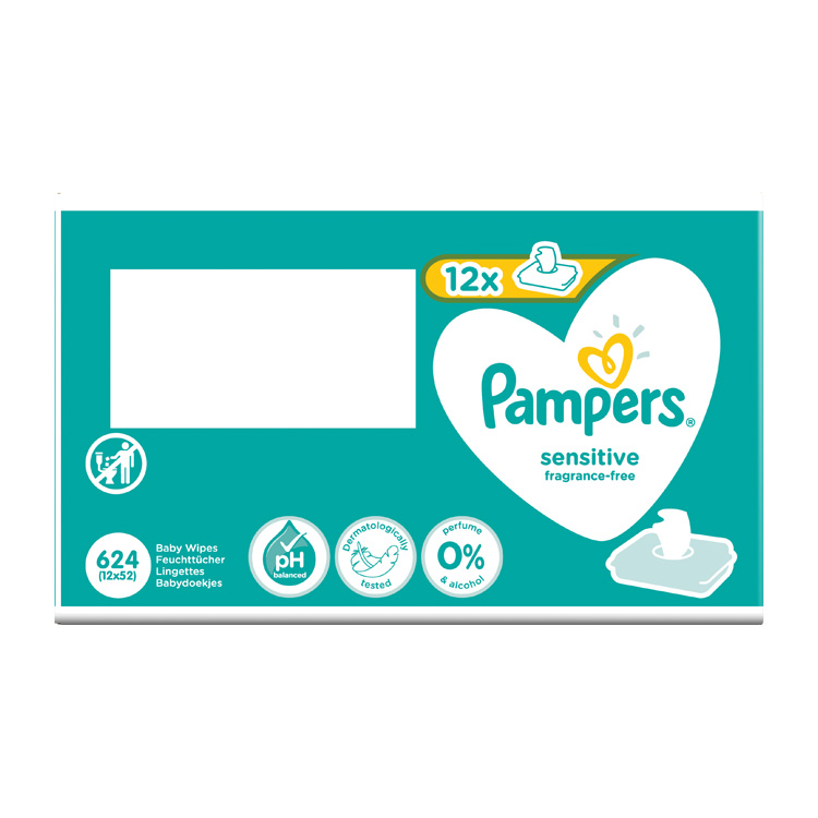 PAMPERS BABYDOEKJES SENSITIVE DOOS