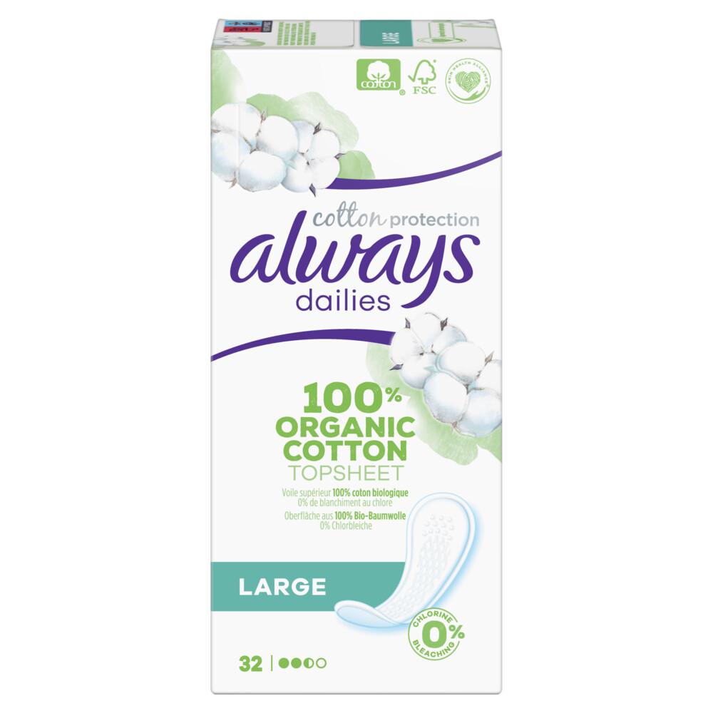 ALWAYS INLEGKRUISJES DAILY COTTON PROTECTION LARGE