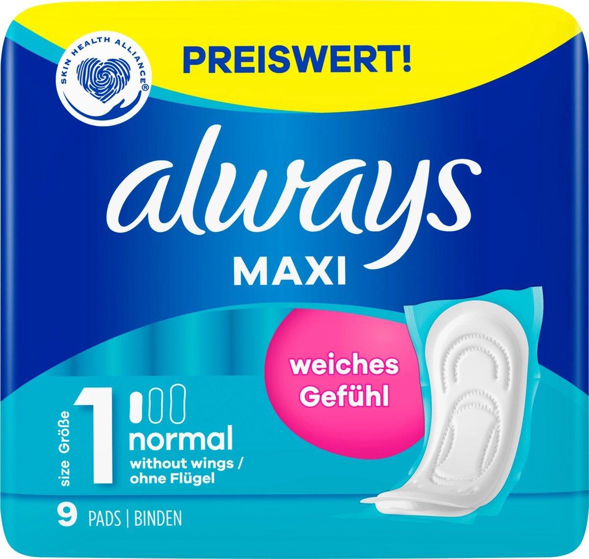 ALWAYS MAANDVERBAND MAXI NORMAL