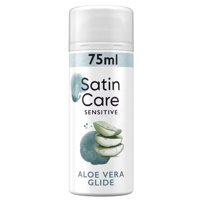 GILLETTE WOMAN SCHEERGEL SATIN CARE ALOE VERA