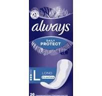 ALWAYS INLEGKRUISJES DAILY PROTECT LONG 0% PERFUME