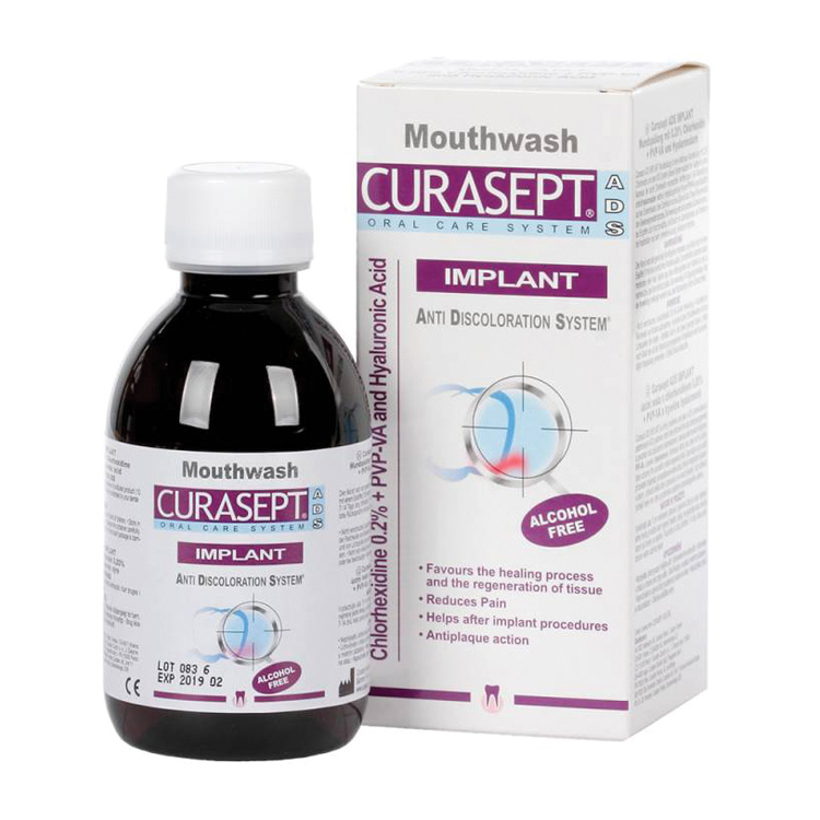 CURASEPT IMPLANT 0,20%CHLOORHEXIDINE   HA