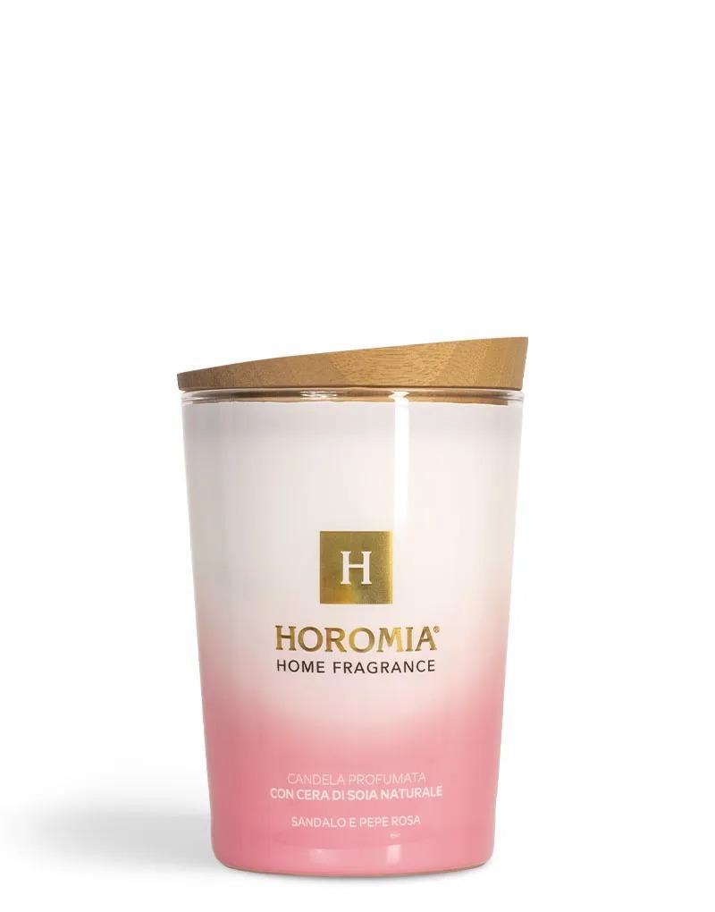 HOROMIA GEURKAARS SANDALO E PEPE ROSA