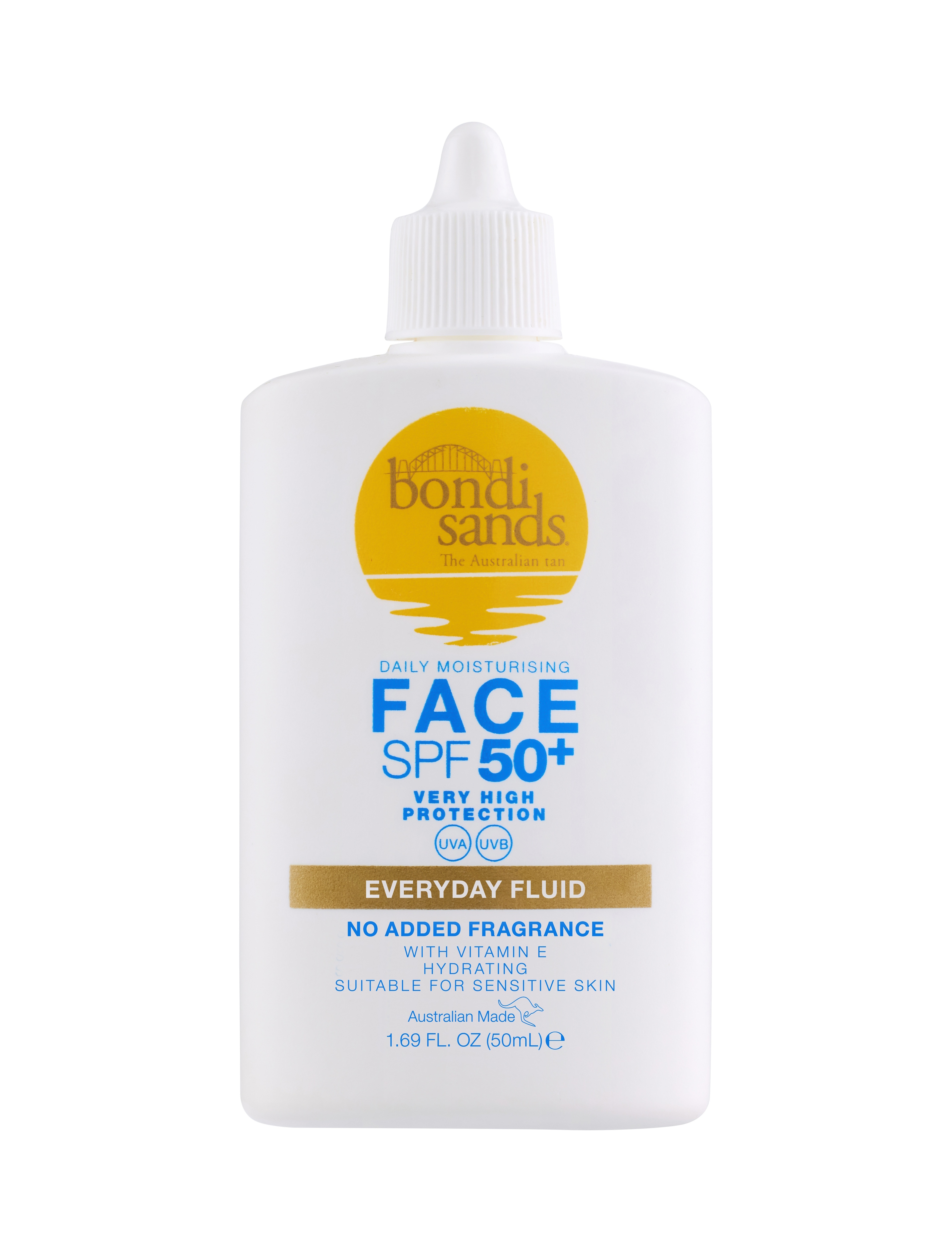 BONDI SANDS EVERYDAY FACE FLUID SPF 50  FRAGRANCE FREE
