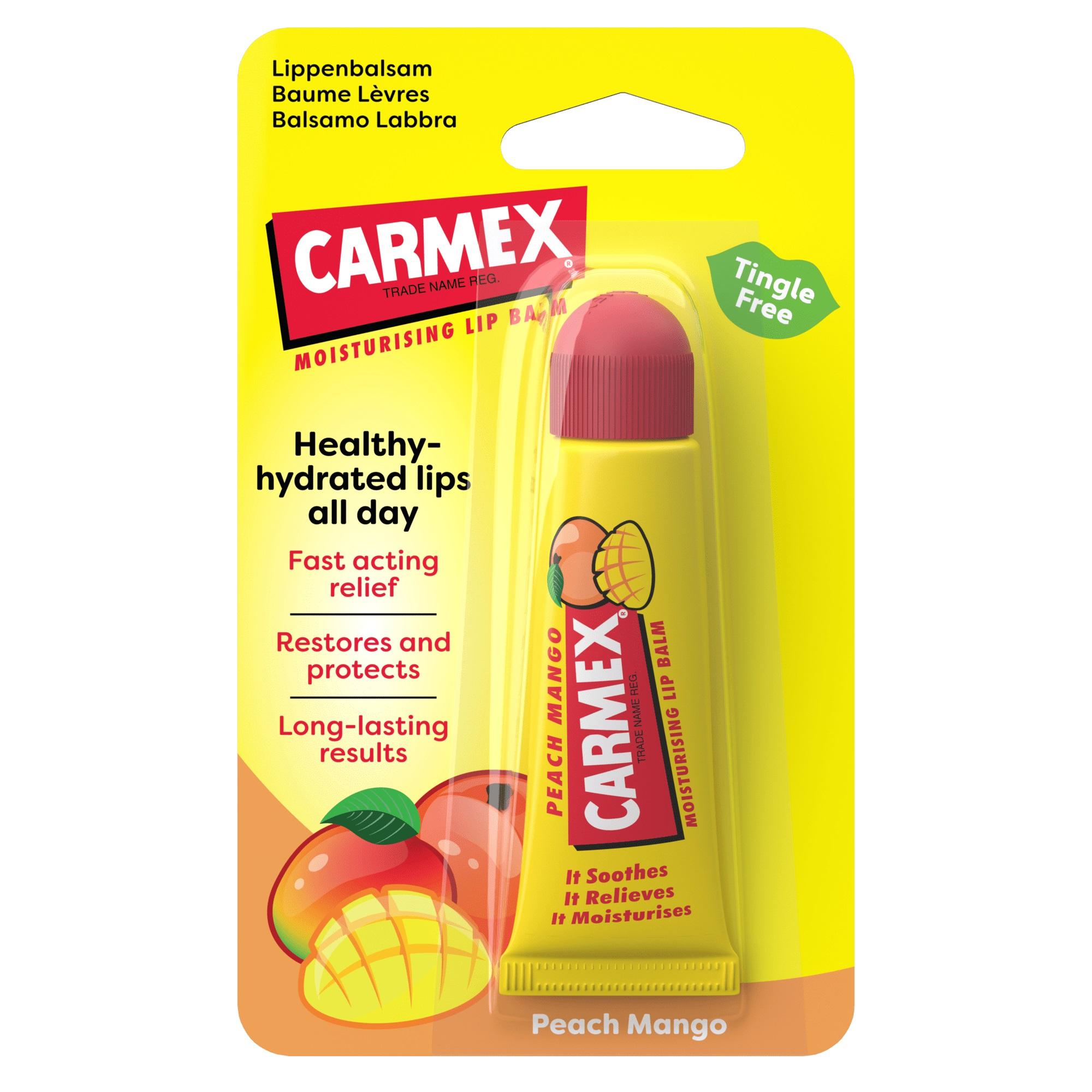 CARMEX LIPBALM PEACH MANGO TUBE