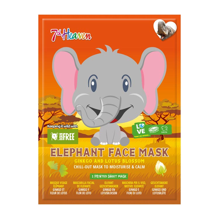 MONTAGNE 7th HEAVEN ELEPHANT FACE MASK GINKGO  LOTUS BLOSSOM