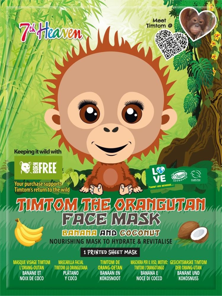 MONTAGNE 7th HEAVEN ORANGUTAN FACE MASK BANANA AND COCONUT