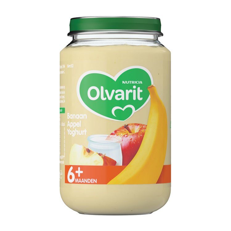 OLVARIT 6M50 BANAAN APPEL YOGHURT