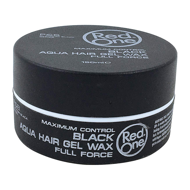 RED ONE HAIR GEL WAX BLACK AQUA