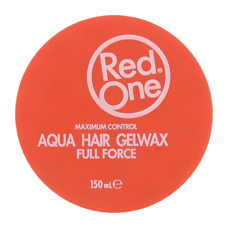 RED ONE HAIR GEL WAX ORANGE AQUA