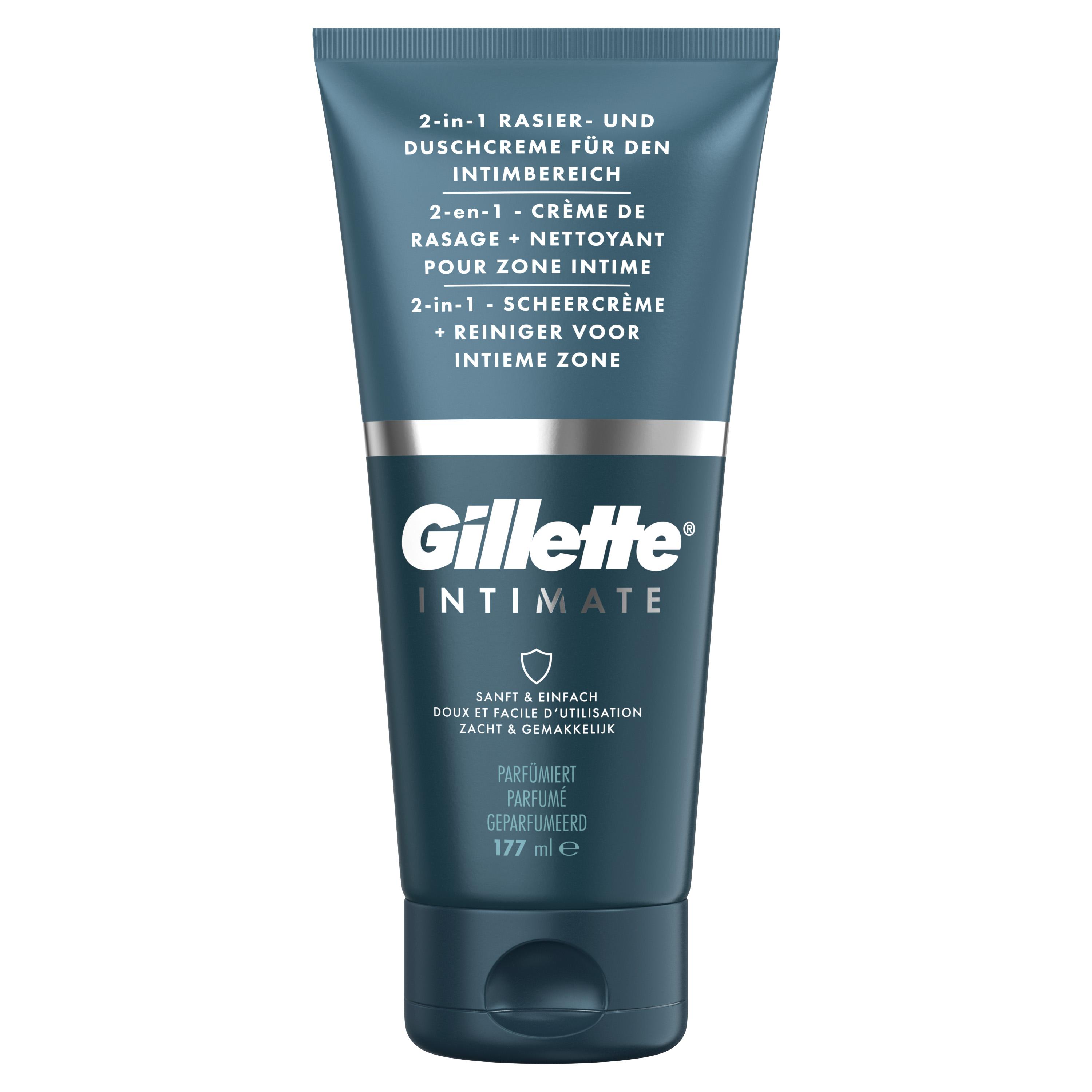 GILLETTE INTIMATE 2-IN-1 SCHEERCREME EN REINIGER
