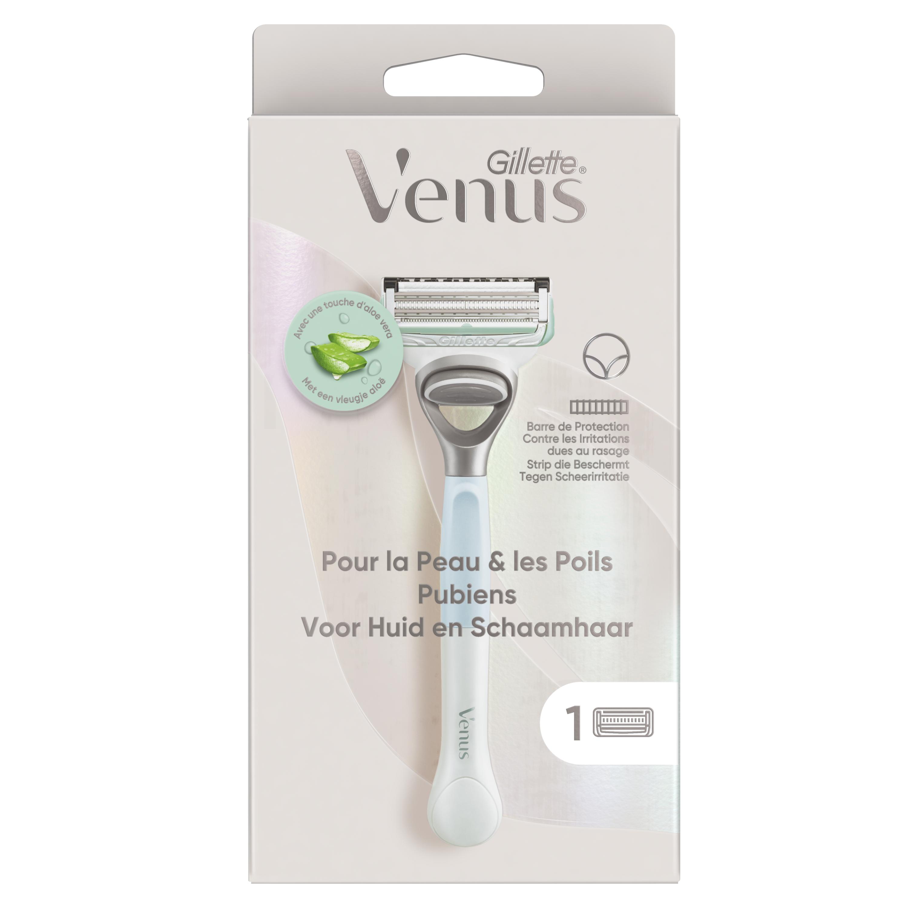 GILLETTE VENUS SATIN CARE HUID SCHAAMHAAR SCHEERAPPARAAT