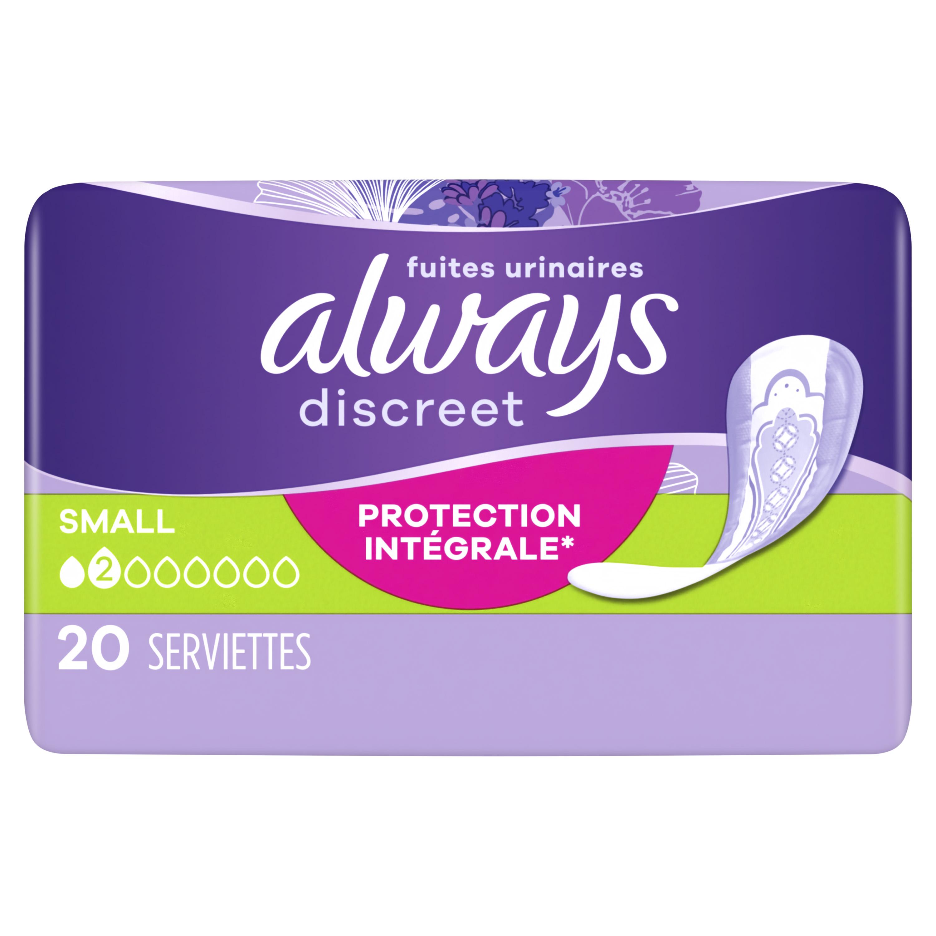 ALWAYS DISCREET VOOR URINEVERLIES SMALL