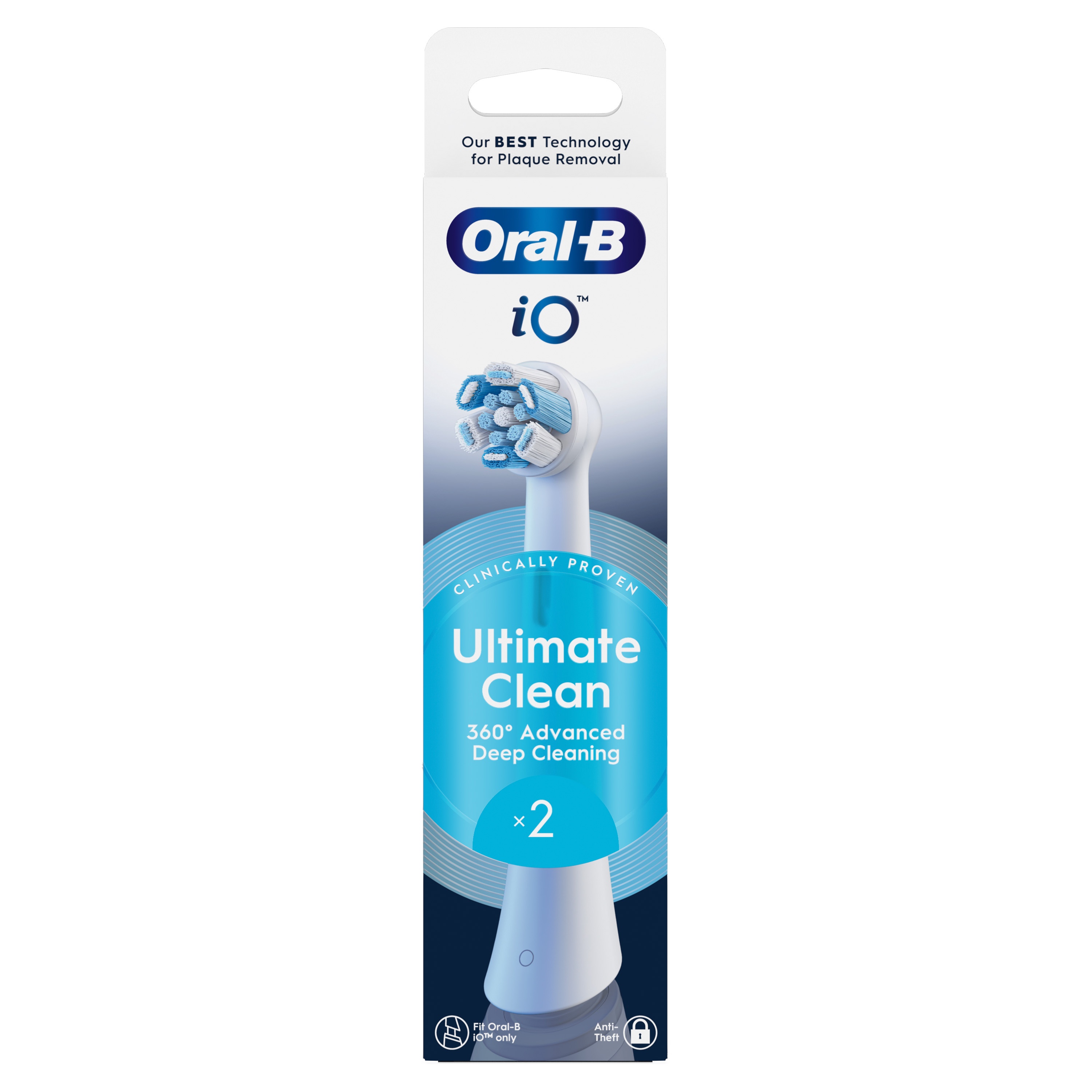 ORAL-B ELEKTRISCHE TANDENBORSTEL REFILL IO ULTIMATE CLEAN WHITE