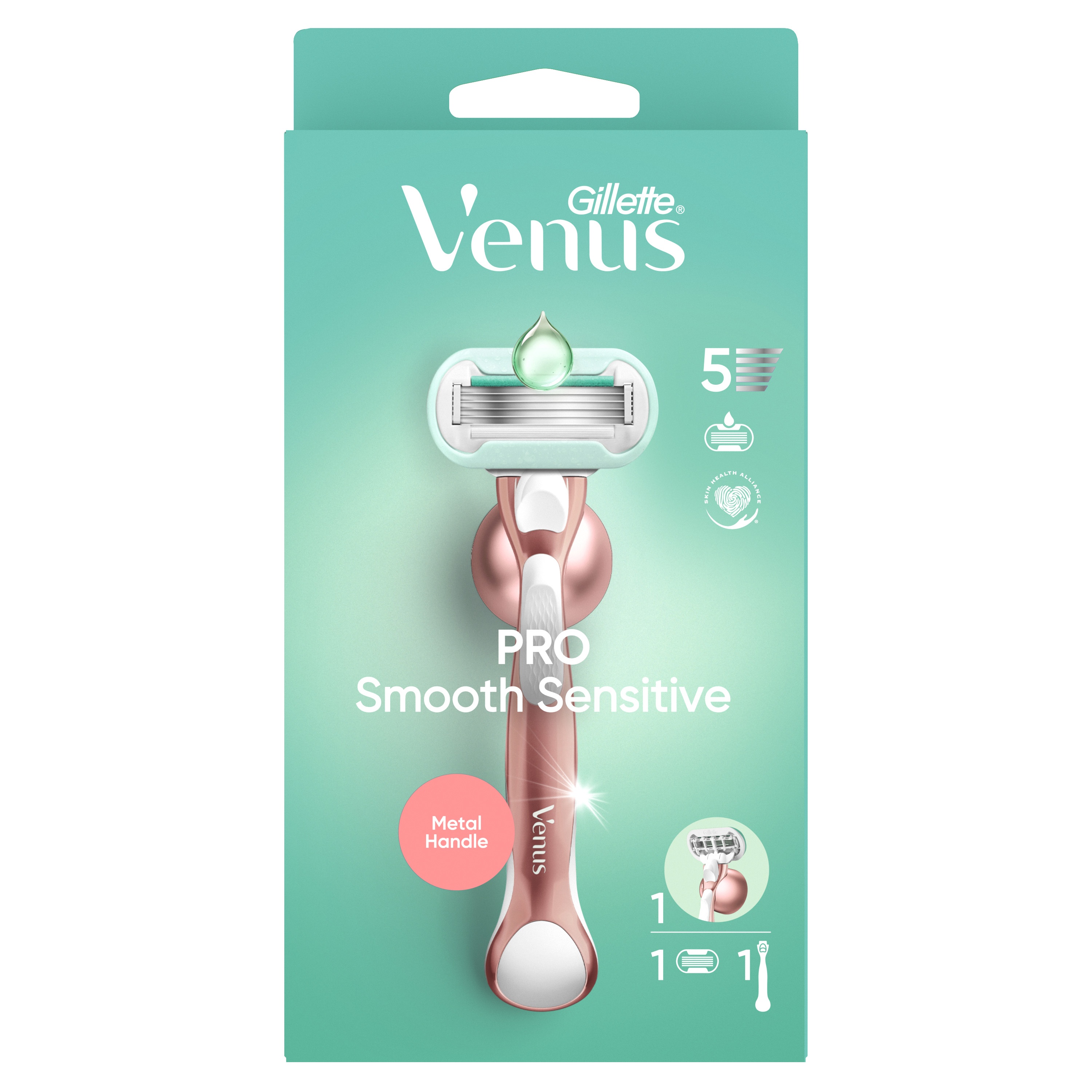 GILLETTE VENUS DELUXE SMOOTH SENSITIVE SCHEERSYSTEEM