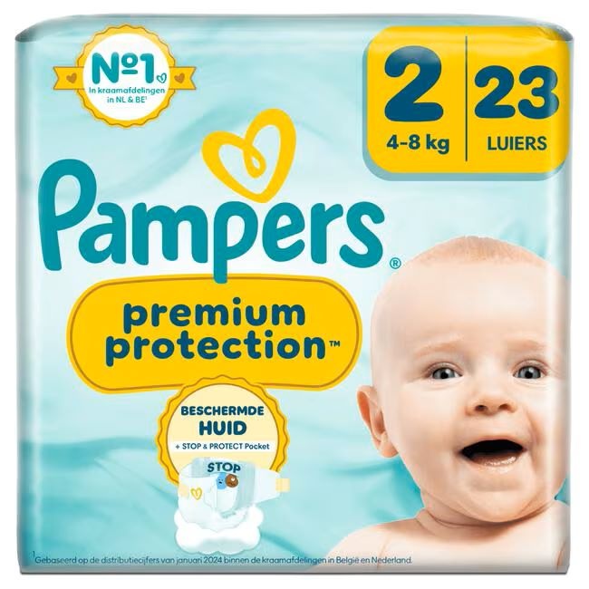 PAMPERS PREMIUM PROTECTION S2 KEY SIZE