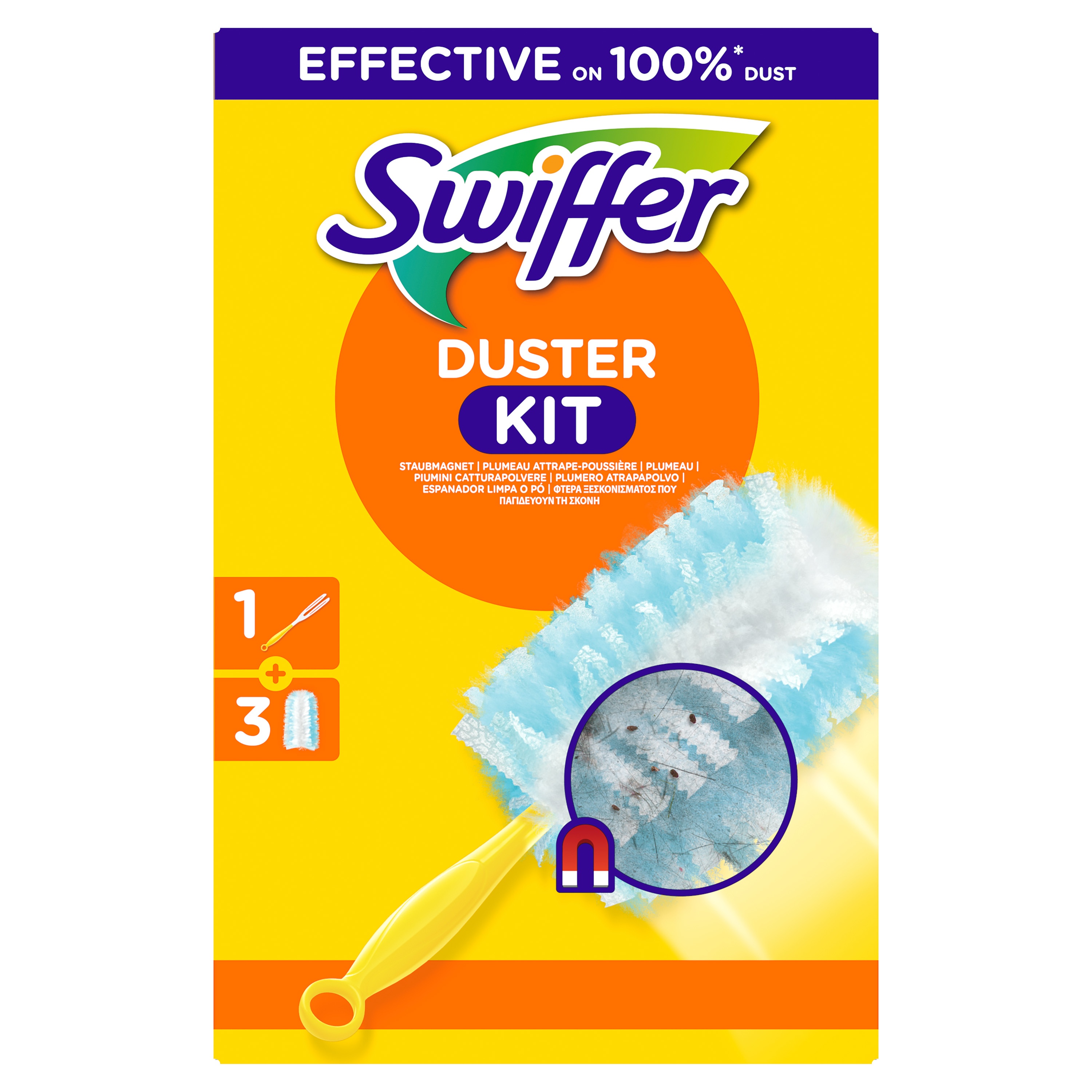 SWIFFER DUSTER STARTERKIT   3 DOEKJES