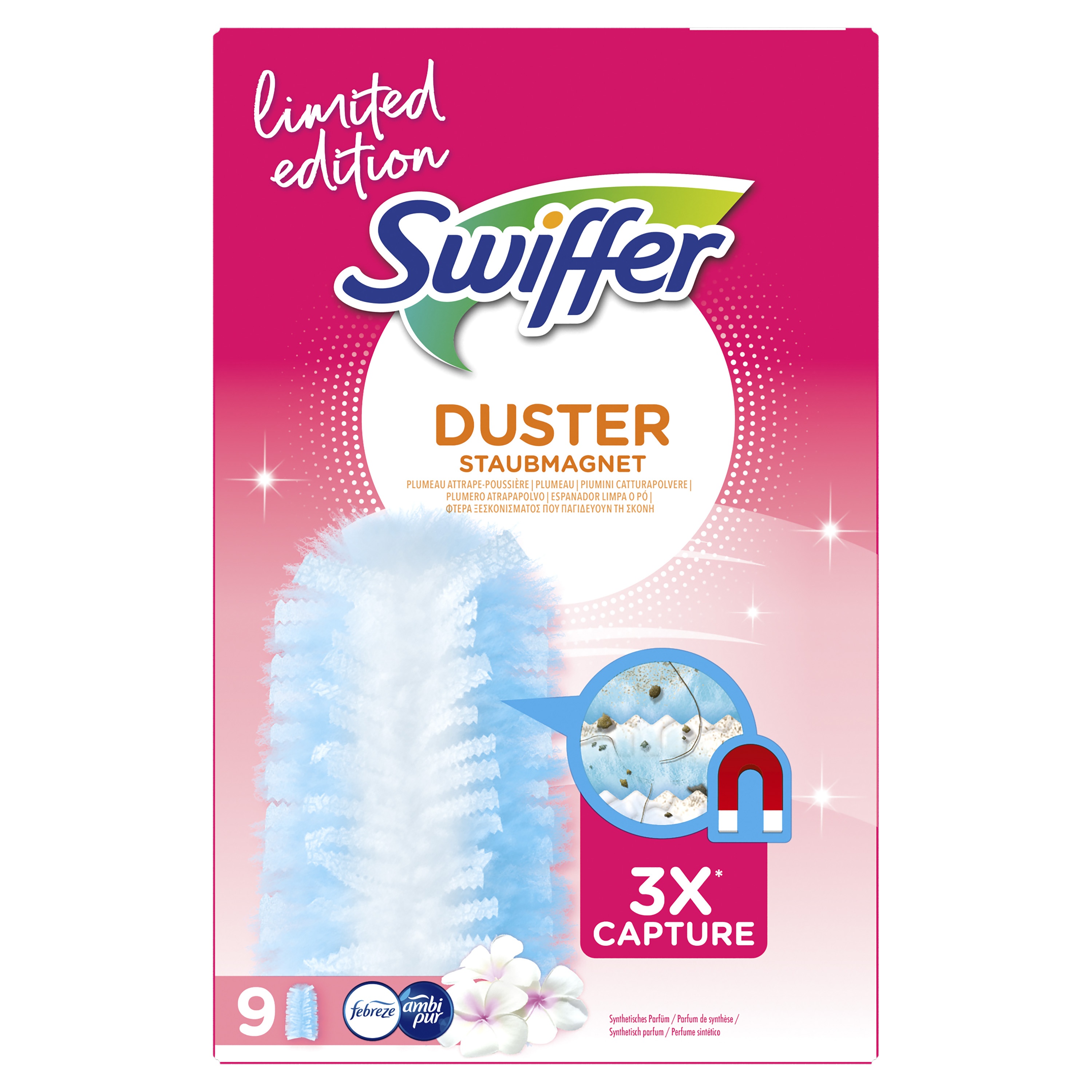 SWIFFER DUSTER DOEKJES REFILL PINK