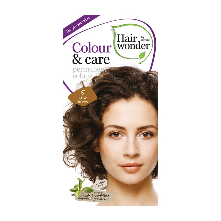 HAIRWONDER COLOUR   CARE 5 LIGHT BROWN