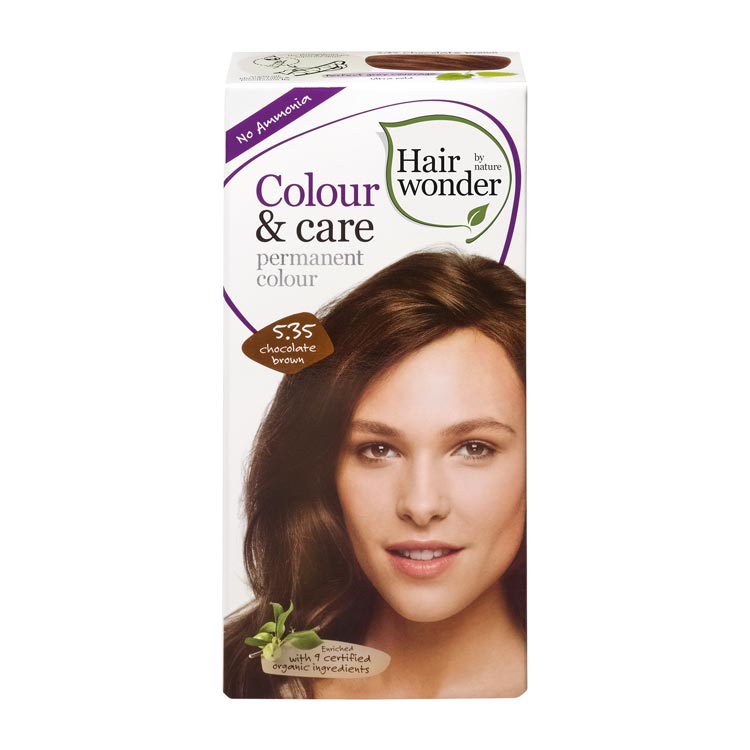 HAIRWONDER COLOUR   CARE 5.35 CHOCLATE BROWN