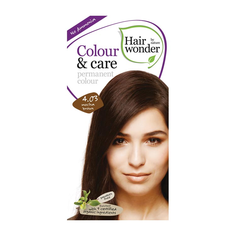 HAIRWONDER COLOUR   CARE 4.03 MOCHA BROWN