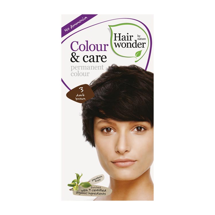 HAIRWONDER COLOUR   CARE 3 DARK BROWN