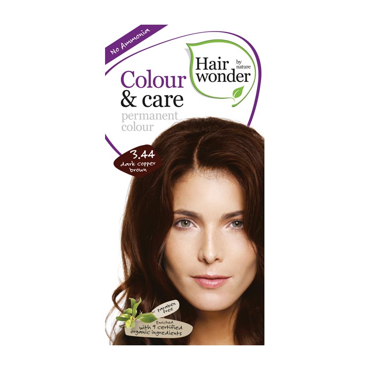 HAIRWONDER COLOUR   CARE 3.44 DARK COPPER BROWN