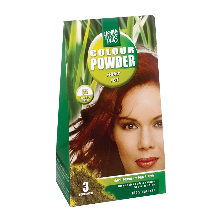 HENNAPLUS COLOUR POWDER 55 SUPER RED