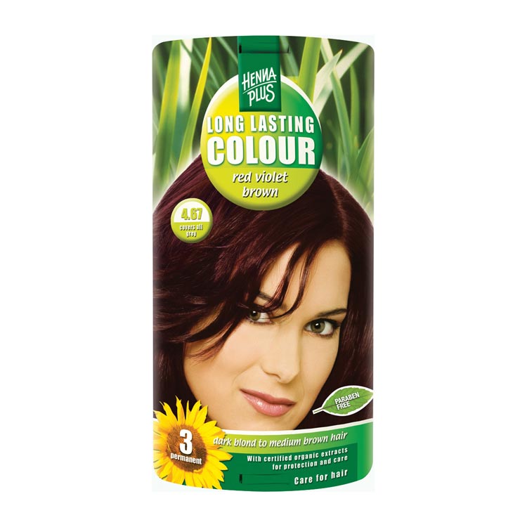 HENNAPLUS LASTING 4.67 RED VIOLET BROWN