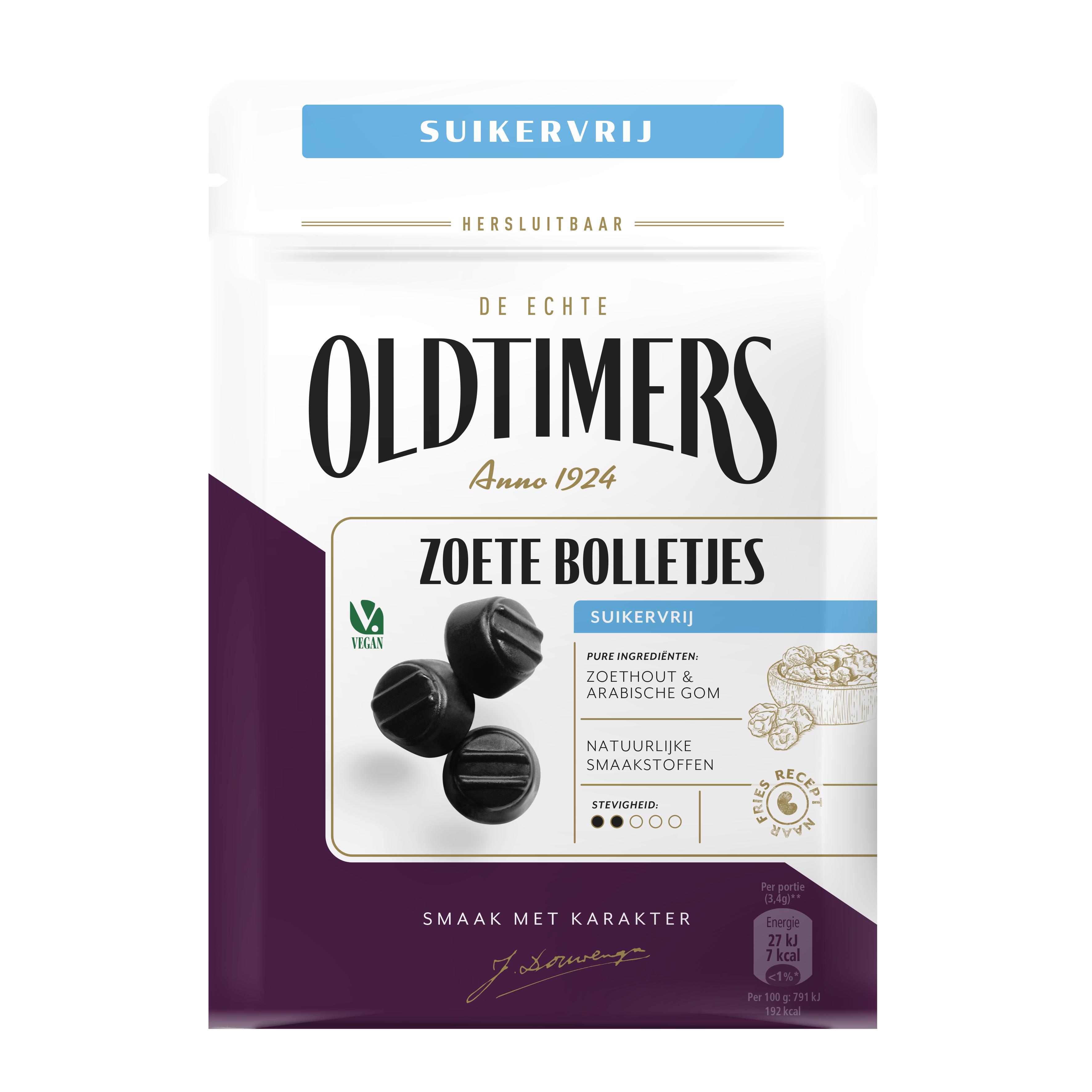 OLDTIMERS ZOETE BOLLETJES SUIKERVRIJ