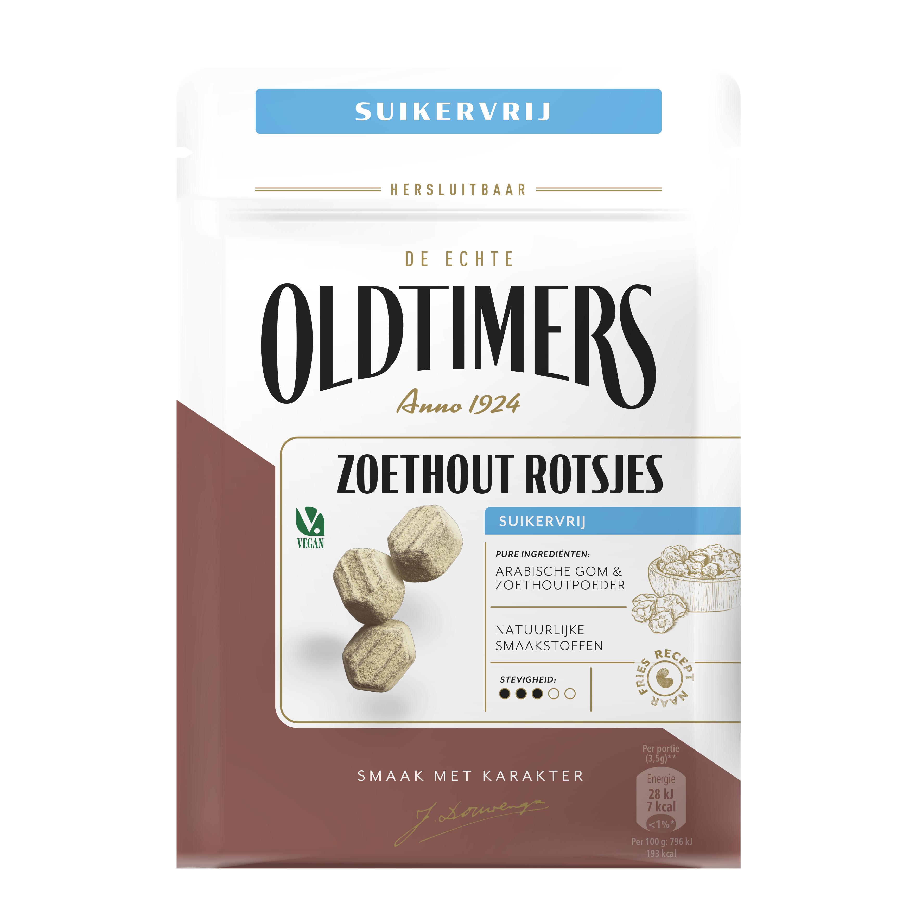 OLDTIMERS ZOETHOUT ROTSJES SUIKERVRIJ