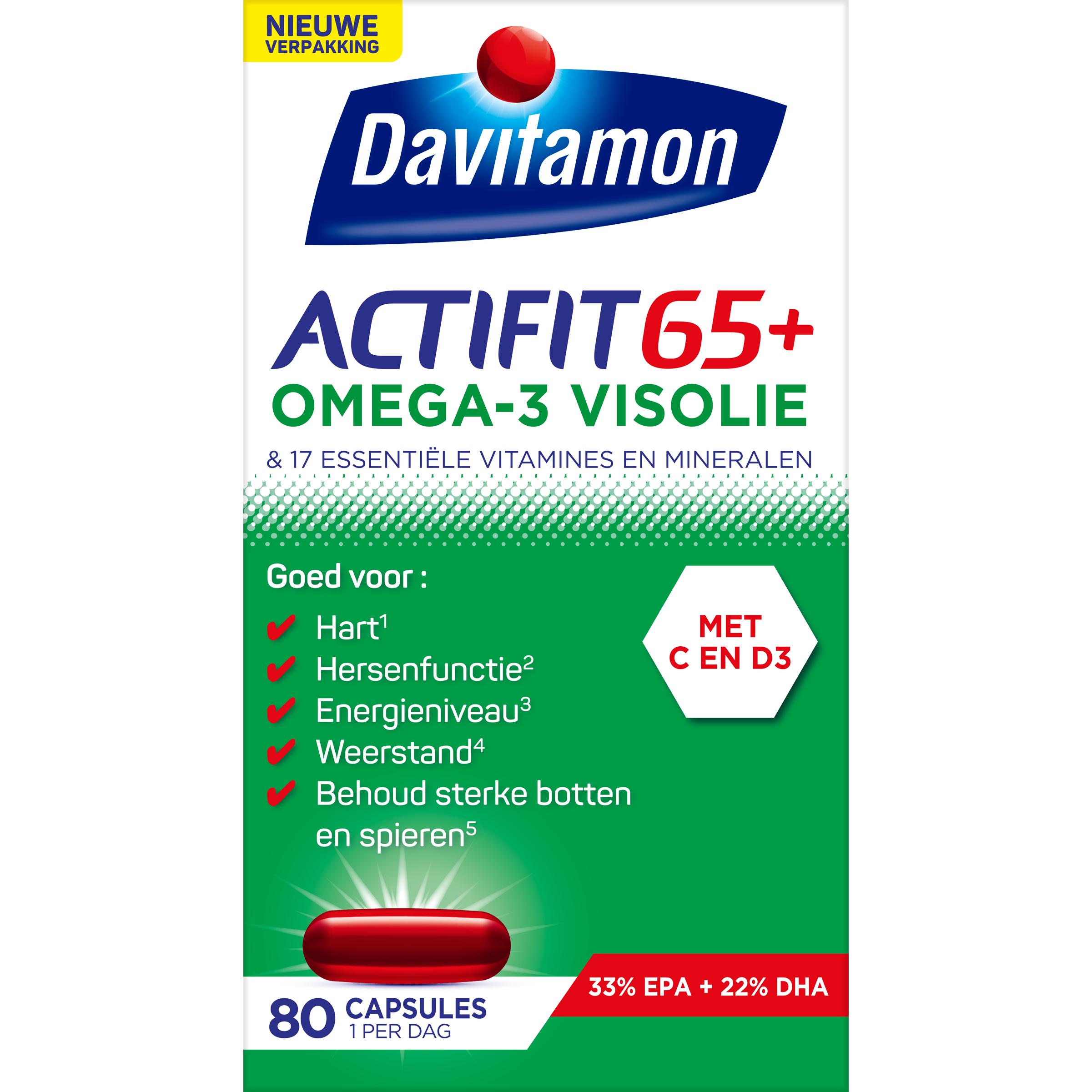 DAVITAMON ACTIFIT 65  OMEGA 3