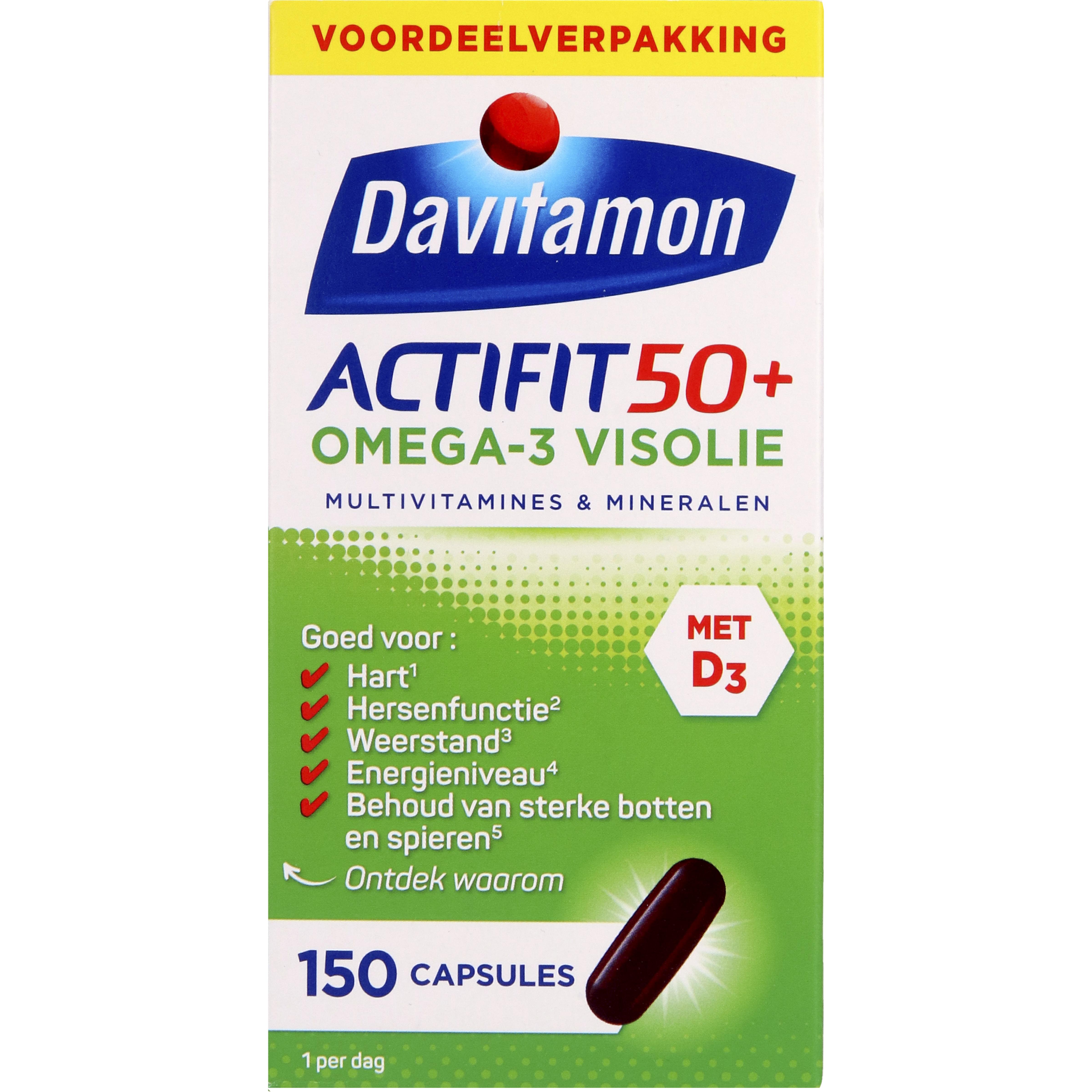 DAVITAMON ACTIFIT 50  OMEGA 3