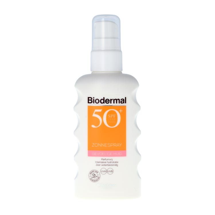 BIODERMAL ZONNESPRAY GEVOELIGE HUID SPF50