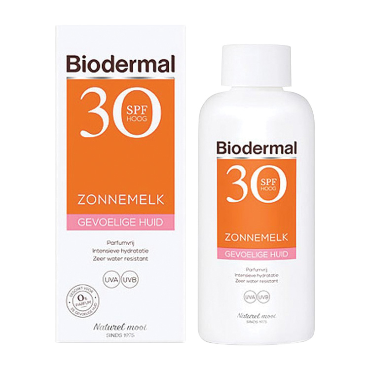 BIODERMAL ZONNEMELK GEVOELIGE HUID SPF30