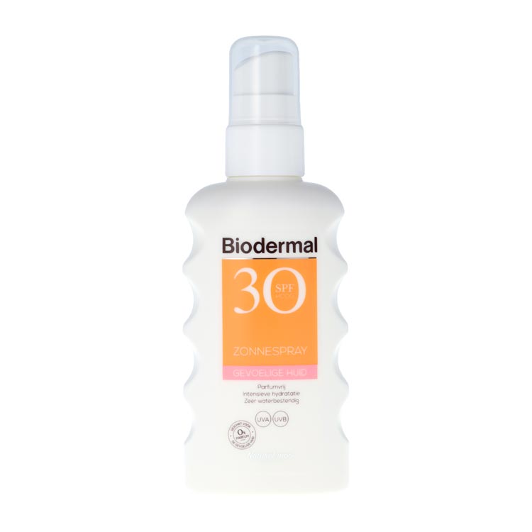 BIODERMAL ZONNESPRAY GEVOELIGE HUID SPF30