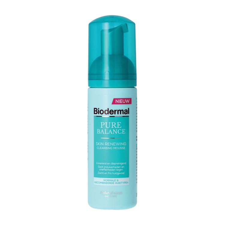 BIODERMAL MOUSSE CLEANSING PURE BALANCE SKIN RENEWING
