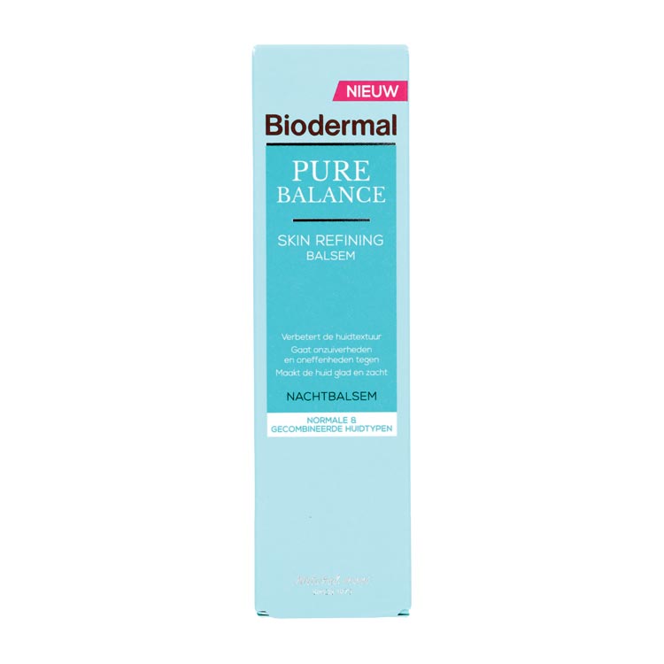 BIODERMAL NACHTCREME PURE BALANCE SKIN REFINING