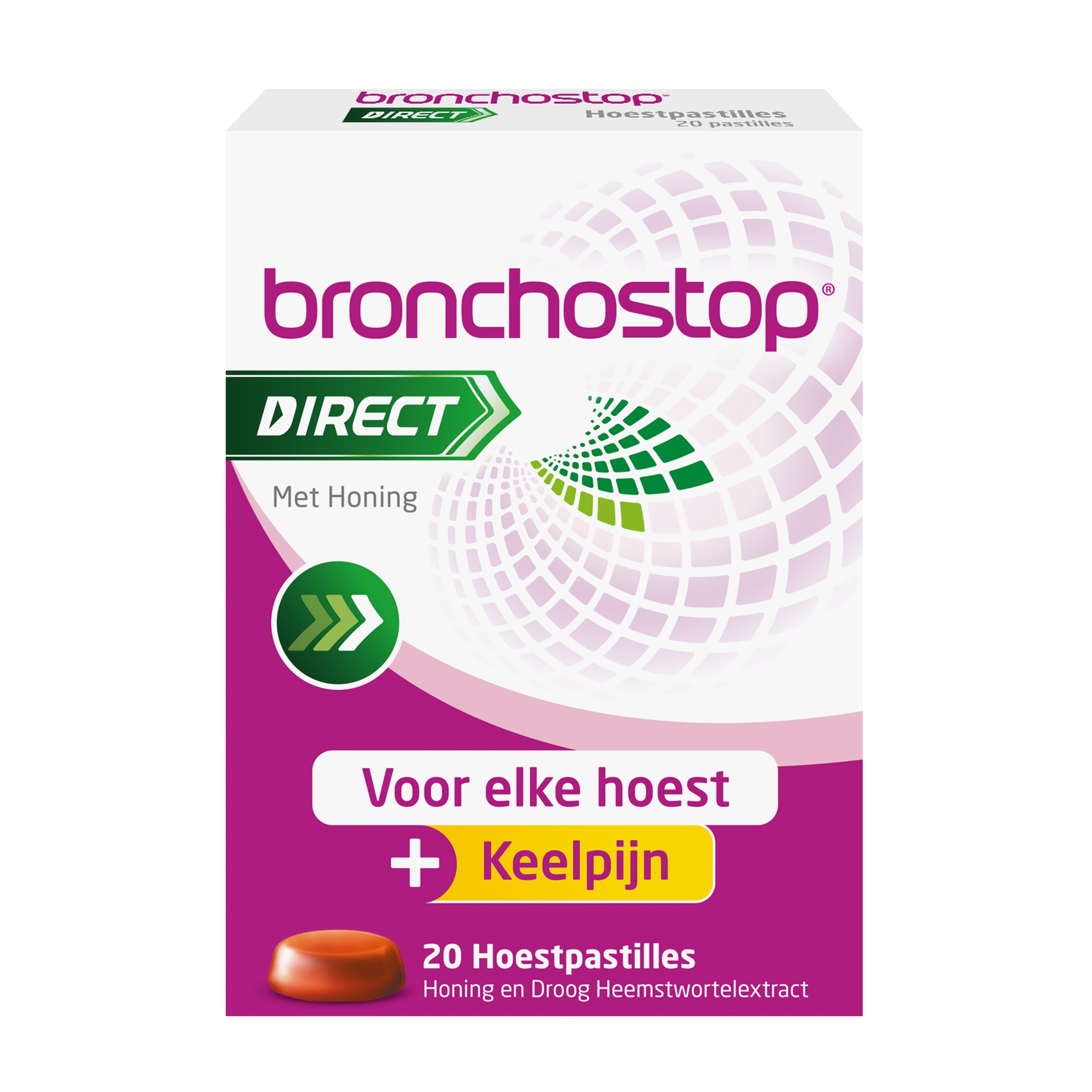 BRONCHOSTOP HOESTPASTILLE DIRECT MET HONING