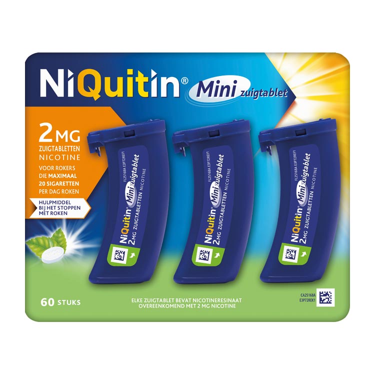 NIQUITIN MINI MINT ZUIGTBL 2MG