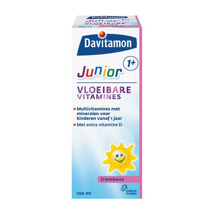 DAVITAMON JUNIOR 1  VLOEIBAAR FRAMBOOS