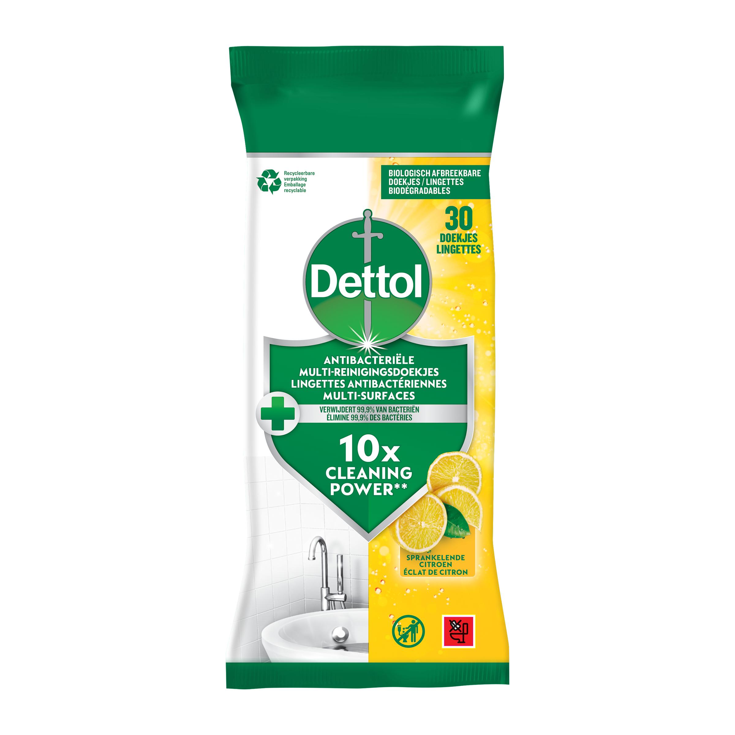 DETTOL MULTI REINIGINGS DOEKJES CITROEN