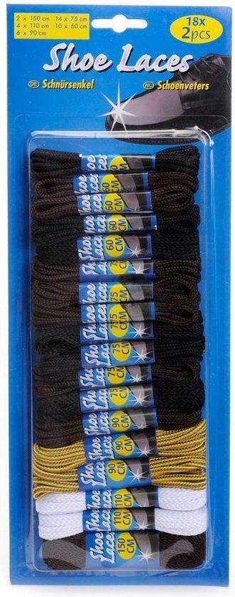 LIFETIME SCHOENVETERS ASSORTI KLEUR EN LENGTE