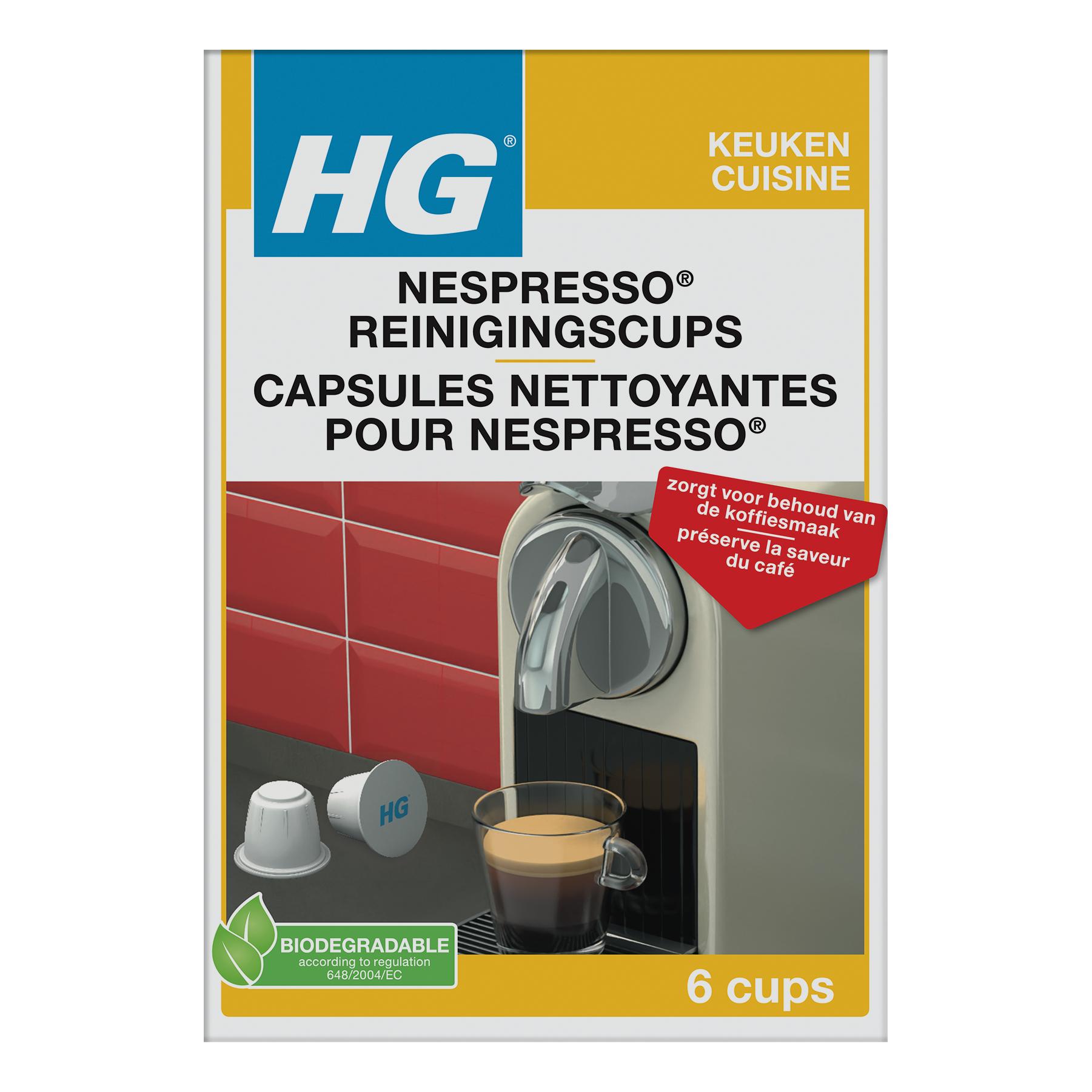HG NESPRESSO REINIGINGSCUPS