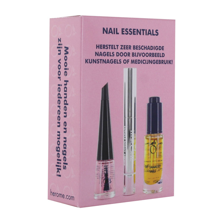 HEROME NAIL ESSENTIALS SET ZEER BESCHADIGDE  NAGELS